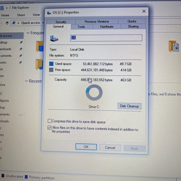 PC Dell Precision 3520 Windows 10 Pro 512gb 16gb Intel(R) Core(TM) 5-7440HQ CPU - Picture 9 of 9